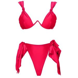 Andrea Iyamah Ruby RAI High Rise Bikini Top size Large Bottom size Medium